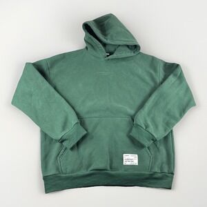 Men's Forest Green Pullover Hoodie with Kangaroo Pocket